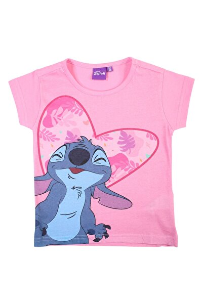 Stitch Παιδικό μπλουζάκι 100% βαμβάκι, πολύχρωμο, Happy Days, Stitch