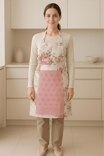 MODALİN Towel Kitchen Apron Practical Use Apron