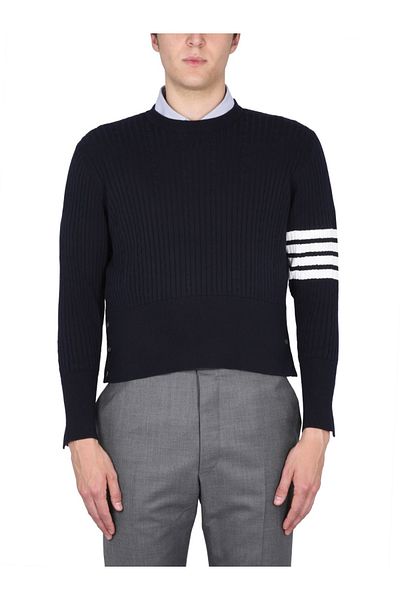 THOM BROWNE Jersey cu dungi 4Bar