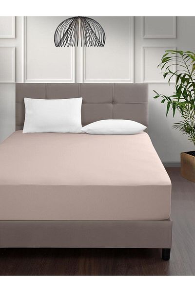Karna Home Wide Elastic Combed Cotton Sheet Elina – Breathable, Flexible Structure