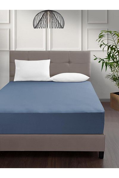 Karna Home Wide Elastic Combed Cotton Sheet Elina – Breathable, Flexible Structure