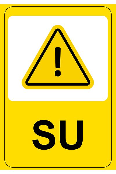 Girl Power 35 X 50 Water Foil Printing Sticker Warning Sign