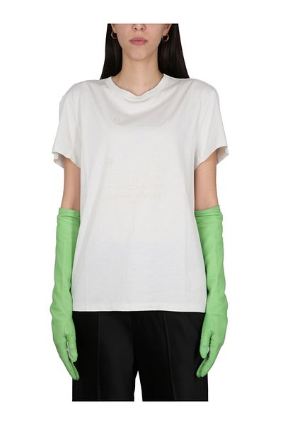 Maison Margiela Tricou cu broderie cu logo