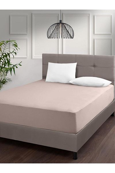 Karna Home Wide Elastic Combed Cotton Sheet Elina – Breathable, Flexible Structure