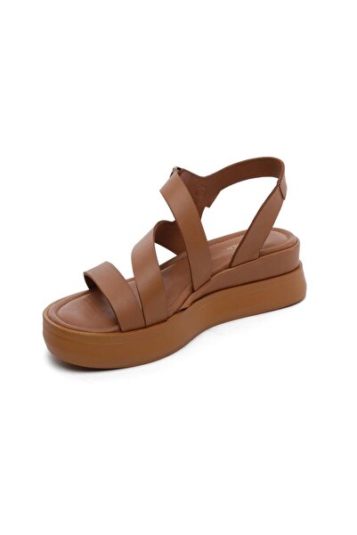 Greyder 59265 Tan Genuine Leather Women's Sandals