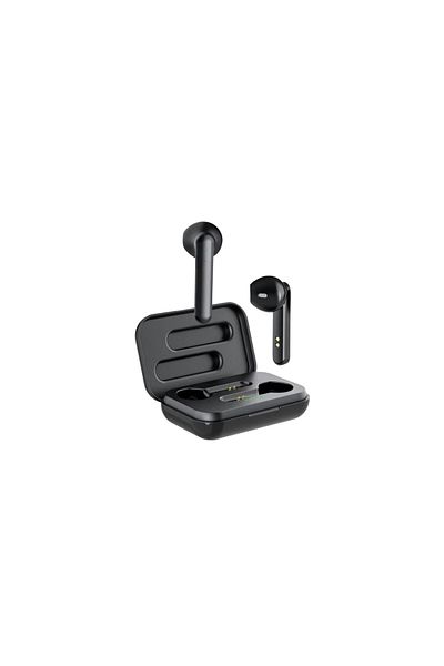 ideal STORE Casti Wireless Pro Q3 idealSTORE, Lumina led semnalizare, Bluetooth 5, Distanta functionala 10 m, In