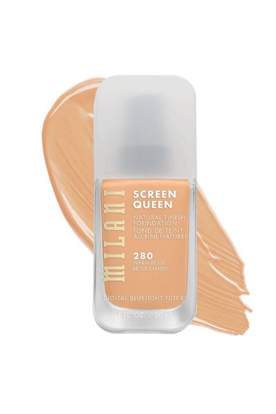 MILANI Screen Queen Liquid Foundation Makeup - Cruelty-Free Foundation With Digital Bluelight Filter