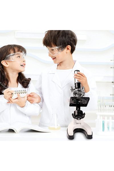 OEM Microscope for children, 1200x magnification, with accessories, Multicolor