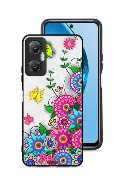 Tolwak غطاء حماية لهاتف Infinix Hot 20 5G بنقشة زهور ماندالا