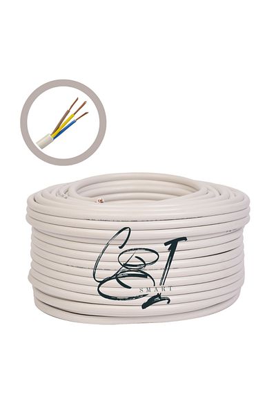 COBI SMART® Copper electrical cable 3x1.5 mm², 100 m, flexible, MYYM, PVC insulation, voltage 300/500V