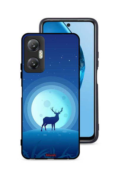 Tolwak غطاء حماية لهاتف Infinix Hot 20 5G بتصميم غزال