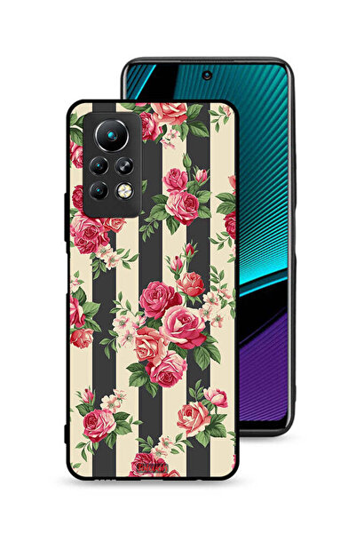 Tolwak غطاء حماية لهاتف إنفينيكس نوت 11 برو بنقشة الورود