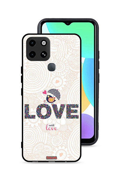 Tolwak غطاء حماية لهاتف إنفينيكس سمارت 6 - لوف ويذ لوف