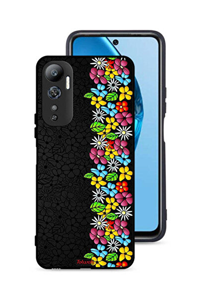 Tolwak غطاء حماية لهاتف Infinix Hot 20 4G بنقشة زهور