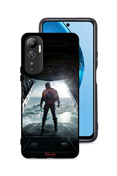 Tolwak غطاء حماية لهاتف Infinix Hot 20 4G بتصميم صورة كابتن أمريكا