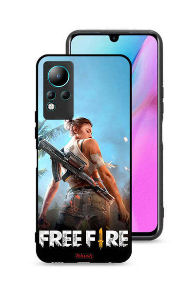 Tolwak غطاء حماية لجهاز Infinix Note 11 بتصميم فري فاير