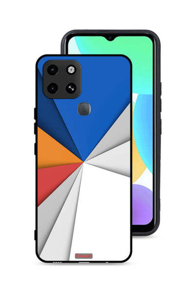 Tolwak غطاء حماية لهاتف Infinix Smart 6 مصنوع من مادة فنية تجريدية