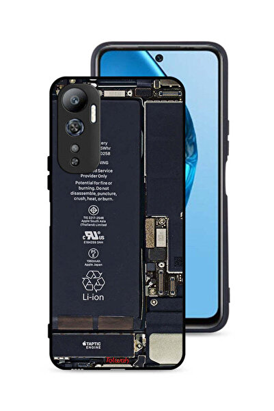 Tolwak غطاء حماية لهاتف Infinix Hot 20 4G بنمط دائرة الهاتف