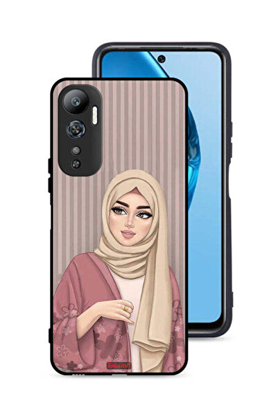 Tolwak غطاء حماية لهاتف Infinix Hot 20 4G برسومات فتاة محجبة