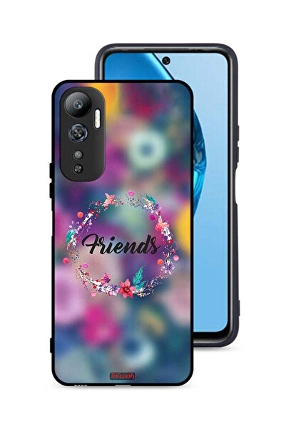 Tolwak غطاء حماية لهاتف Infinix Hot 20 4G بتصميم خاتم أصدقاء الزهور