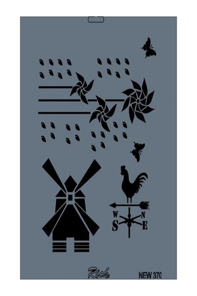Rich Stencil New Series 284 25X35