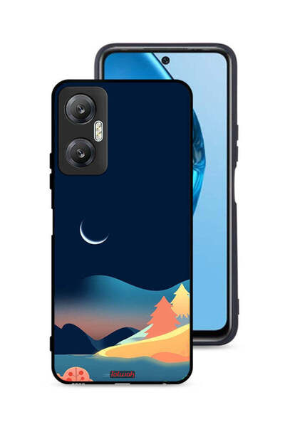 Tolwak غطاء حماية لهاتف Infinix Hot 20 5G برسومات تجريدية على شكل قمر
