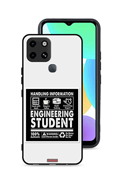 Tolwak غطاء حماية لهاتف Infinix Smart 6 بتصميم طالب هندسة