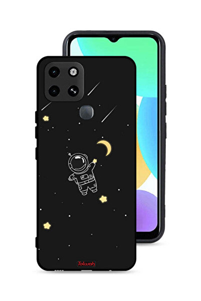 Tolwak غطاء حماية لهاتف Infinix Smart 6 بتصميم رائد فضاء