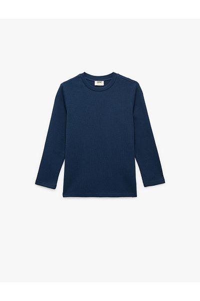 Koton Tricou de bază din bumbac cu mânecă lungă