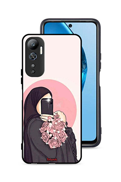 Tolwak غطاء حماية لهاتف Infinix Hot 20 4G بتصميم فن التقاط صور سيلفي مع حمل ا...