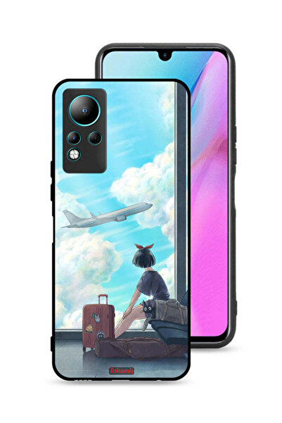 Tolwak غطاء حماية لهاتف Infinix Note 11 بتصميم فن السفر
