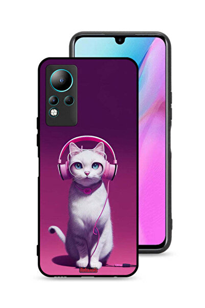 Tolwak غطاء حماية لهاتف Infinix Note 11 بتصميم قطة لطيفة