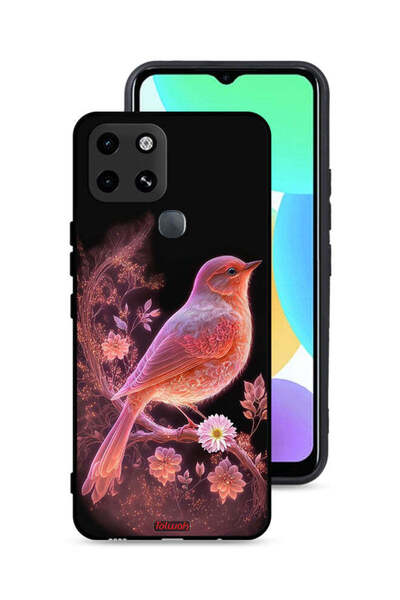 Tolwak غطاء حماية لهاتف إنفينيكس سمارت 6 بتصميم طائر لطيف