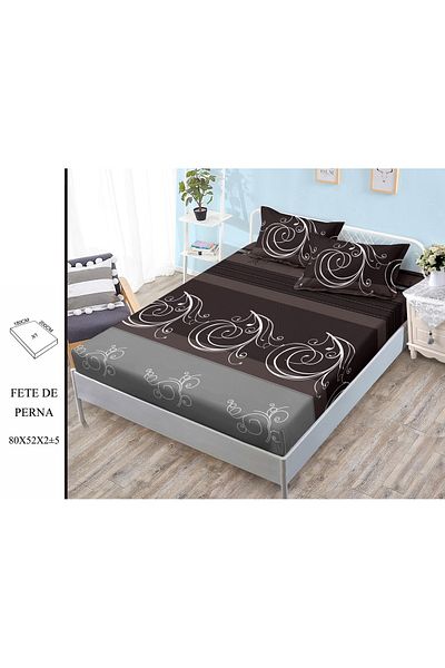 CHIRASO CHIRASO Set Bed Cover, Fine Cotton, 180x200 cm and 2 Pillowcases 80x52 cm