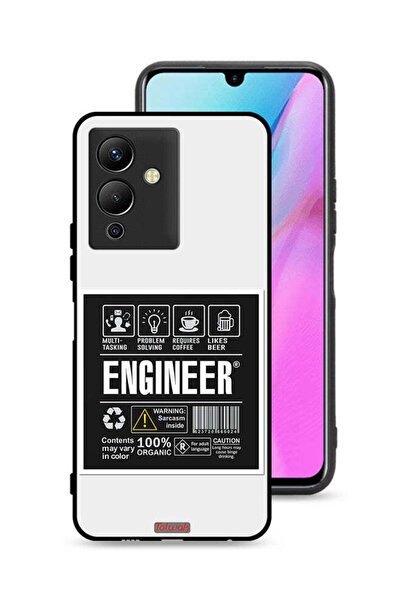 Tolwak غطاء حماية لهاتف Infinix Note 12 5G، ملصق مهندس