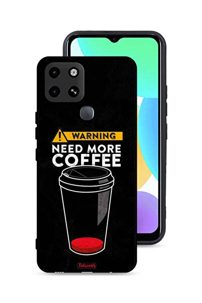 Tolwak غطاء حماية لهاتف Infinix Smart 6 - بحاجة لمزيد من القهوة