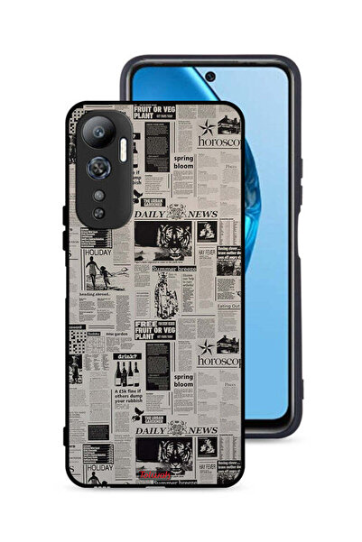 Tolwak غطاء حماية لهاتف Infinix Hot 20 4G بتصميم صحيفة