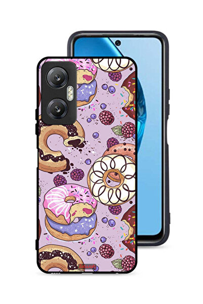 Tolwak غطاء حماية لهاتف Infinix Hot 20 5G برسومات دونات فنية