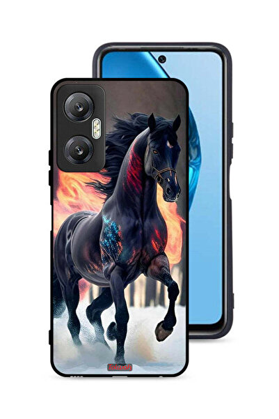 Tolwak غطاء حماية لجهاز Infinix Hot 20 5G بتصميم حصان عالي الوضوح