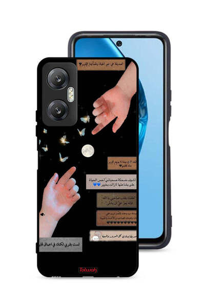 Tolwak غطاء حماية لهاتف إنفينيكس هوت 20 5G بعبارات عربية وأيدي ملامسة