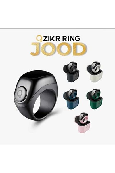 iqibla Zikr Jood Smart Ring Tasbih Counting With 3 Compatible Sizes(18mm/ 20mm/ 22mm) (Blue)