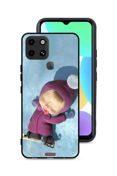 Tolwak غطاء حماية لهاتف إنفينيكس سمارت 6 بتصميم دمية لطيفة