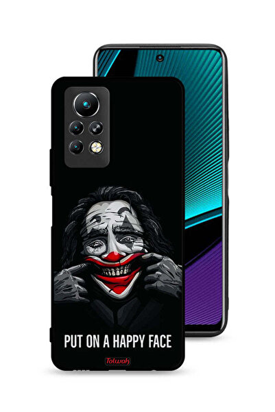 Tolwak غطاء حماية لهاتف Infinix Note 11 Pro بتصميم وجه سعيد