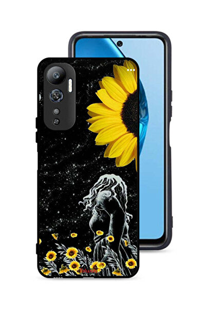 Tolwak غطاء حماية لهاتف Infinix Hot 20 4G بتصميم فتاة تنظر إلى القمر