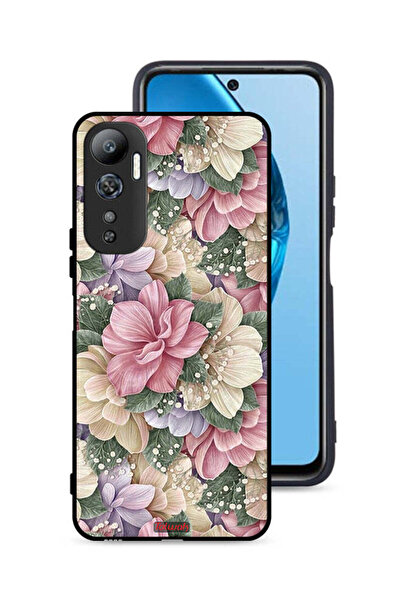 Tolwak غطاء حماية عالي الجودة بنقشة زهور لهاتف Infinix Hot 20 4G