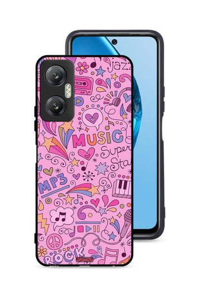 Tolwak غطاء حماية لهاتف Infinix Hot 20 5G مع علامات موسيقية