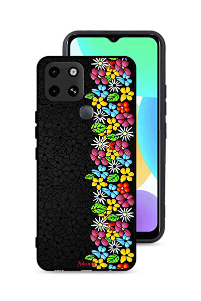 Tolwak غطاء حماية لهاتف إنفينيكس سمارت 6 - خط الزهور