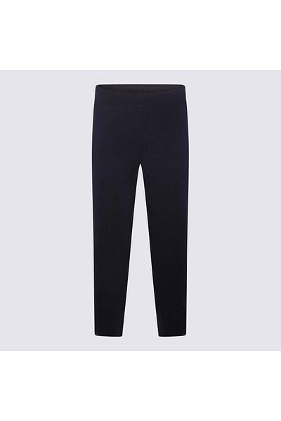 Brioni Pantaloni Brioni bleumarin din bumbac, cașmir și mătase