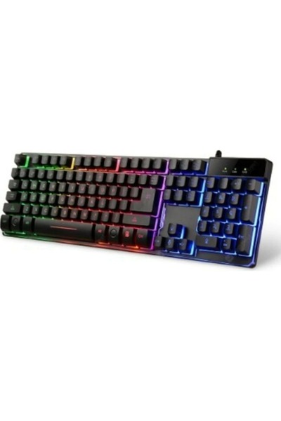 GÜÇLÜ İLETİŞİM IŞIKLI Oyuncu Klavyesi Glx-25 Gaming Keyboard - Oyuncu Ürünleri