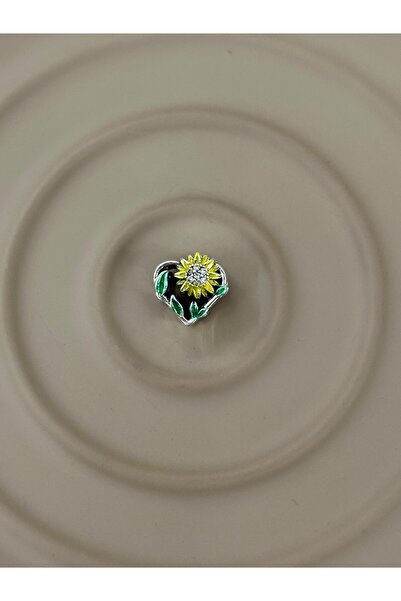 BY YASİN TOPÇU “Gönül Papatyası” Ayçiçeği Kalp Charm